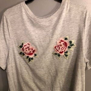 H&M Embroidered Tee